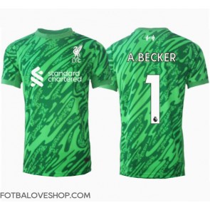 Liverpool Alisson Becker #1 Brankářské Venkovní Dres 2024-25 Krátký Rukáv