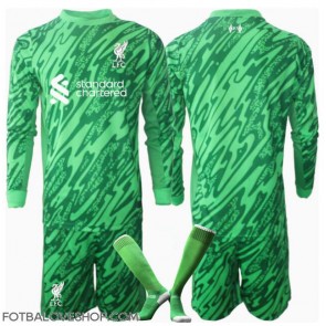 Liverpool Brankářské Dětské Venkovní Dres 2024-25 Dlouhý Rukáv (+ trenýrky)