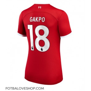 Liverpool Cody Gakpo #18 Dámské Domácí Dres 2023-24 Krátký Rukáv