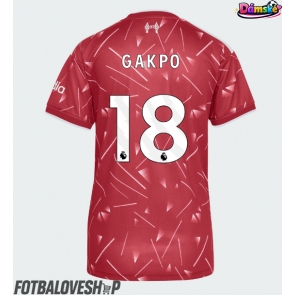 Liverpool Cody Gakpo #18 Dámské Domácí Dres 2026-27 Krátký Rukáv