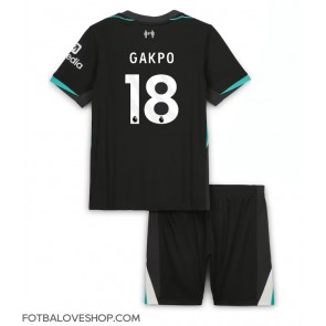 Liverpool Cody Gakpo #18 Dětské Venkovní Dres 2024-25 Krátký Rukáv (+ trenýrky)