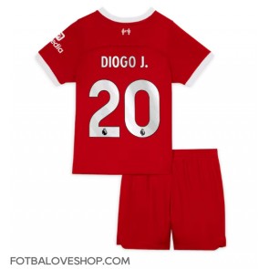 Liverpool Diogo Jota #20 Dětské Domácí Dres 2023-24 Krátký Rukáv (+ trenýrky)