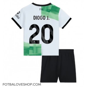 Liverpool Diogo Jota #20 Dětské Venkovní Dres 2023-24 Krátký Rukáv (+ trenýrky)