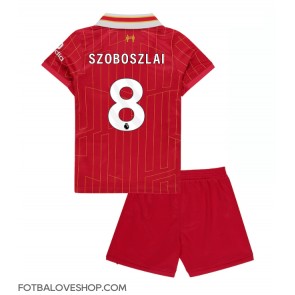 Liverpool Dominik Szoboszlai #8 Dětské Domácí Dres 2024-25 Krátký Rukáv (+ trenýrky)