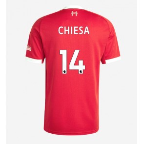 Liverpool Federico Chiesa #14 Domácí Dres 2025-26 Krátký Rukáv