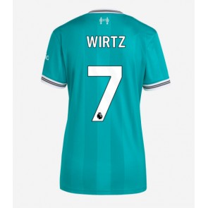 Liverpool Florian Wirtz #7 Dámské Alternativní Dres 2025-26 Krátký Rukáv