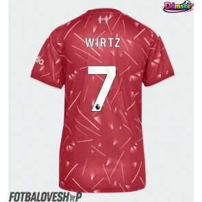 Liverpool Florian Wirtz #7 Dámské Domácí Dres 2026-27 Krátký Rukáv