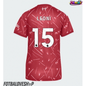 Liverpool Giovanni Leoni #15 Dámské Domácí Dres 2026-27 Krátký Rukáv