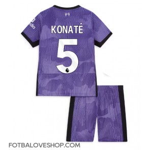 Liverpool Ibrahima Konate #5 Dětské Alternativní Dres 2023-24 Krátký Rukáv (+ trenýrky)