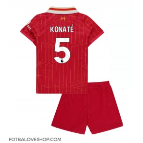 Liverpool Ibrahima Konate #5 Dětské Domácí Dres 2024-25 Krátký Rukáv (+ trenýrky)