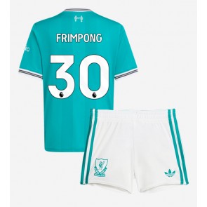 Liverpool Jeremie Frimpong #30 Dětské Alternativní Dres 2025-26 Krátký Rukáv (+ trenýrky)
