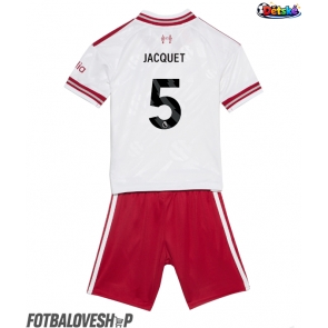 Liverpool Jeremy Jacquet #5 Dětské Venkovní Dres 2026-27 Krátký Rukáv (+ trenýrky)