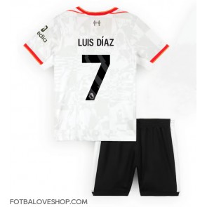 Liverpool Luis Diaz #7 Dětské Alternativní Dres 2024-25 Krátký Rukáv (+ trenýrky)