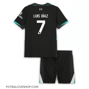 Liverpool Luis Diaz #7 Dětské Venkovní Dres 2024-25 Krátký Rukáv (+ trenýrky)