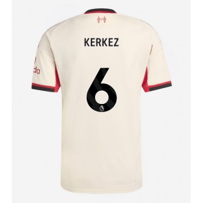 Liverpool Milos Kerkez #6 Venkovní Dres 2025-26 Krátký Rukáv