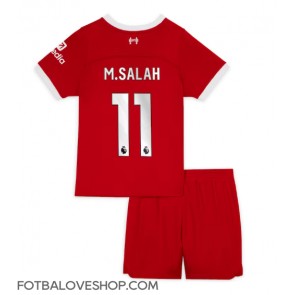 Liverpool Mohamed Salah #11 Dětské Domácí Dres 2023-24 Krátký Rukáv (+ trenýrky)