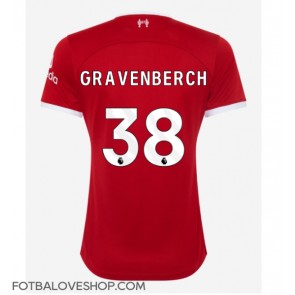 Liverpool Ryan Gravenberch #38 Dámské Domácí Dres 2023-24 Krátký Rukáv