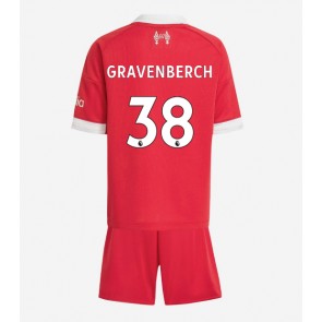 Liverpool Ryan Gravenberch #38 Dětské Domácí Dres 2025-26 Krátký Rukáv (+ trenýrky)