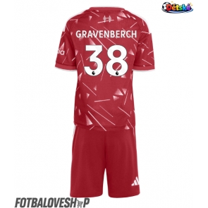 Liverpool Ryan Gravenberch #38 Dětské Domácí Dres 2026-27 Krátký Rukáv (+ trenýrky)