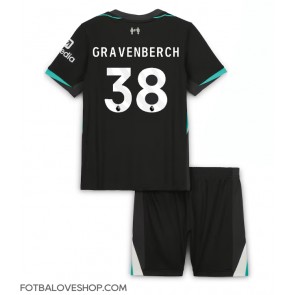 Liverpool Ryan Gravenberch #38 Dětské Venkovní Dres 2024-25 Krátký Rukáv (+ trenýrky)