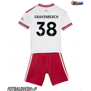 Liverpool Ryan Gravenberch #38 Dětské Venkovní Dres 2026-27 Krátký Rukáv (+ trenýrky)