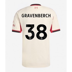 Liverpool Ryan Gravenberch #38 Venkovní Dres 2025-26 Krátký Rukáv