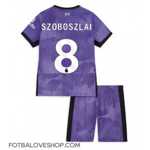Liverpool Szoboszlai Dominik #8 Dětské Alternativní Dres 2023-24 Krátký Rukáv (+ trenýrky)