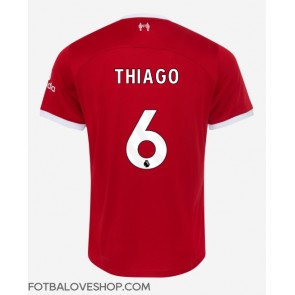 Liverpool Thiago Alcantara #6 Domácí Dres 2023-24 Krátký Rukáv