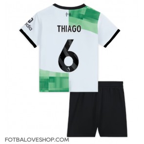 Liverpool Thiago Alcantara #6 Dětské Venkovní Dres 2023-24 Krátký Rukáv (+ trenýrky)