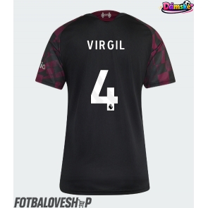 Liverpool Virgil van Dijk #4 Dámské Alternativní Dres 2026-27 Krátký Rukáv