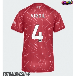 Liverpool Virgil van Dijk #4 Dámské Domácí Dres 2026-27 Krátký Rukáv
