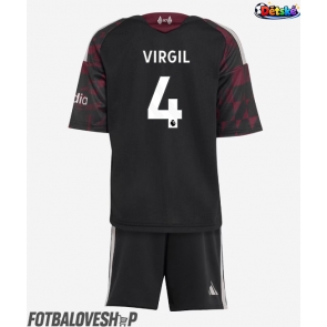 Liverpool Virgil van Dijk #4 Dětské Alternativní Dres 2026-27 Krátký Rukáv (+ trenýrky)
