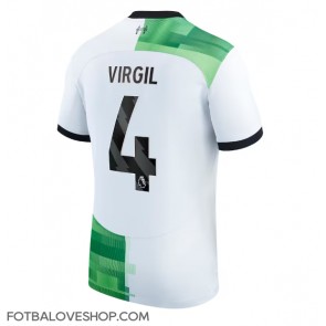 Liverpool Virgil van Dijk #4 Venkovní Dres 2023-24 Krátký Rukáv