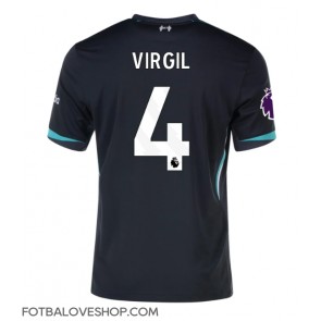 Liverpool Virgil van Dijk #4 Venkovní Dres 2024-25 Krátký Rukáv