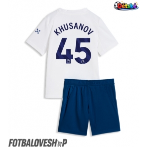 Manchester City Abdukodir Khusanov #45 Dětské Alternativní Dres 2026-27 Krátký Rukáv (+ trenýrky)