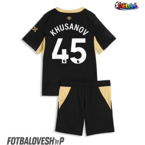 Manchester City Abdukodir Khusanov #45 Dětské Venkovní Dres 2026-27 Krátký Rukáv (+ trenýrky)