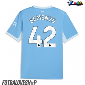 Manchester City Antoine Semenyo #42 Domácí Dres 2026-27 Krátký Rukáv