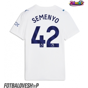Manchester City Antoine Semenyo #42 Dámské Alternativní Dres 2026-27 Krátký Rukáv