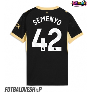 Manchester City Antoine Semenyo #42 Dámské Venkovní Dres 2026-27 Krátký Rukáv