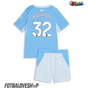 Manchester City Ayyoub Bouaddi #32 Dětské Domácí Dres 2026-27 Krátký Rukáv (+ trenýrky)