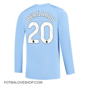 Manchester City Bernardo Silva #20 Domácí Dres 2023-24 Dlouhý Rukáv