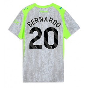 Manchester City Bernardo Silva #20 Dámské Alternativní Dres 2025-26 Krátký Rukáv