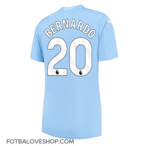 Manchester City Bernardo Silva #20 Dámské Domácí Dres 2023-24 Krátký Rukáv