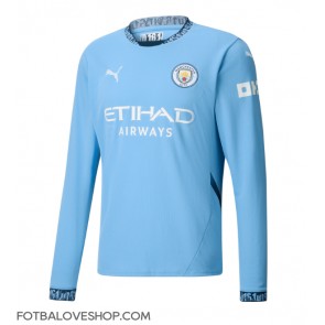 Manchester City Domácí Dres 2024-25 Dlouhý Rukáv