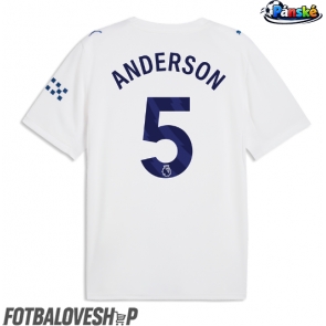 Manchester City Elliot Anderson #5 Alternativní Dres 2026-27 Krátký Rukáv