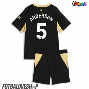 Manchester City Elliot Anderson #5 Dětské Venkovní Dres 2026-27 Krátký Rukáv (+ trenýrky)