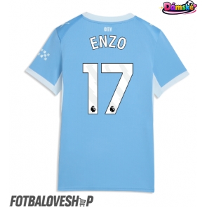 Manchester City Enzo Fernandez #17 Dámské Domácí Dres 2026-27 Krátký Rukáv