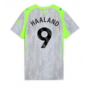 Manchester City Erling Haaland #9 Dámské Alternativní Dres 2025-26 Krátký Rukáv