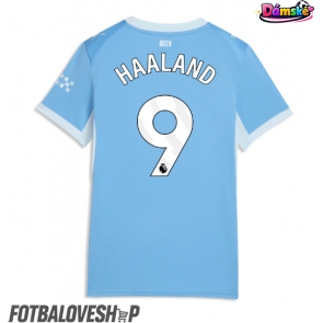 Manchester City Erling Haaland #9 Dámské Domácí Dres 2026-27 Krátký Rukáv
