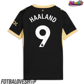 Manchester City Erling Haaland #9 Dámské Venkovní Dres 2026-27 Krátký Rukáv
